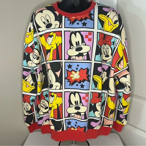 Disney Other - Disney Sensational Six Face Block Sweater in 2XL NWT (041)